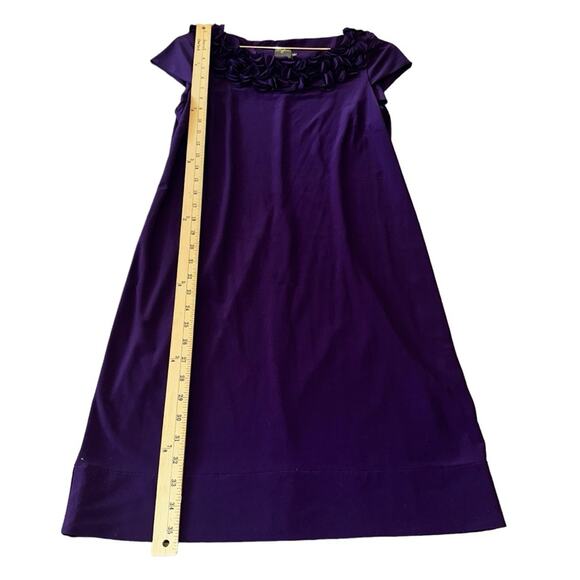 Taylor Dresses Shift Sheath Dress - Ruffle Collar - Size 8 - Picture 6 of 7